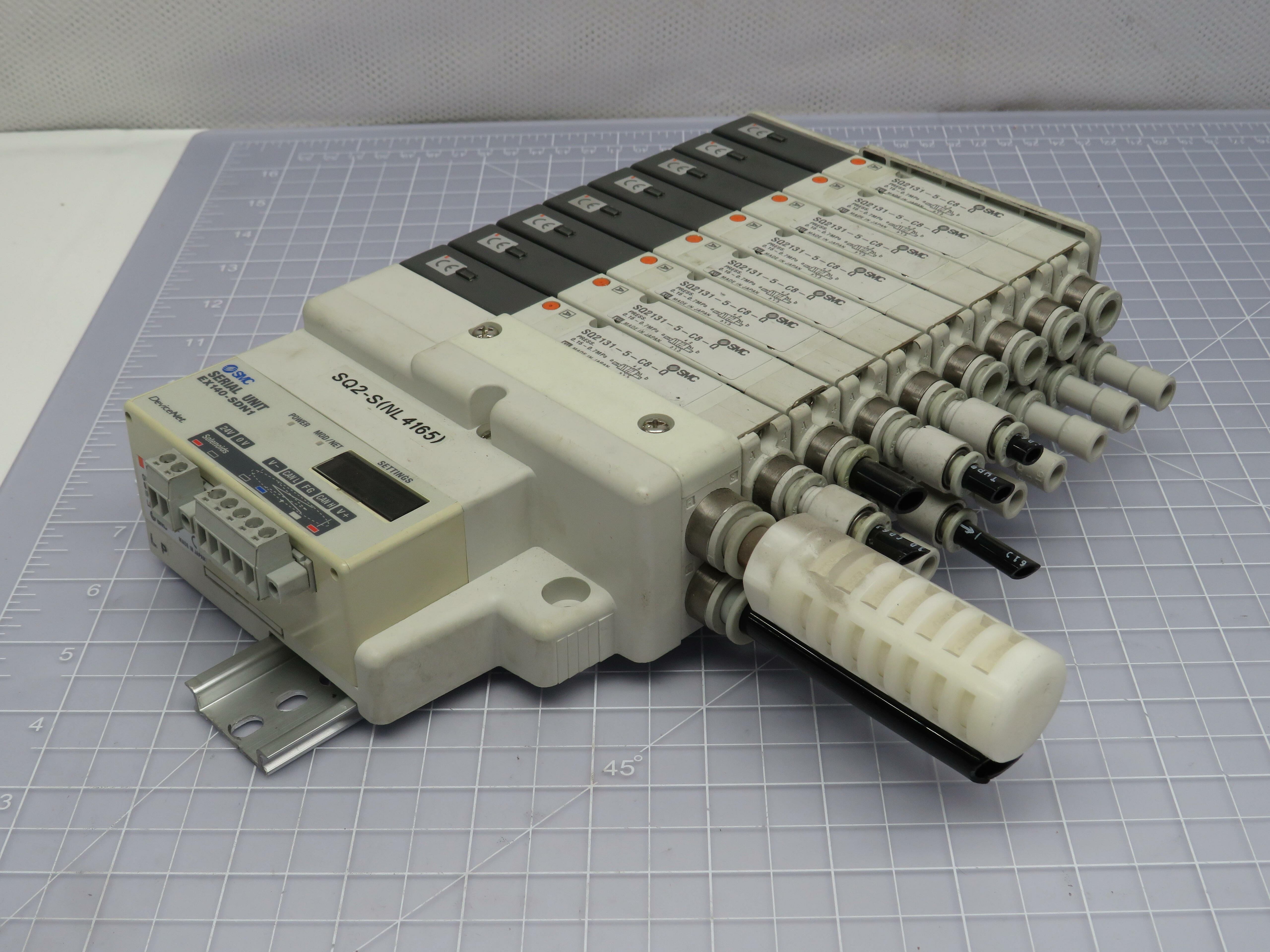 SMC EX140-SDN1 SQ2131-5-C8-Q Deviced Net Serial Interface Unit